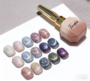 ยาทาเล็บลายตาแมวแบบเกลียว 3 มิติ ลายท้องฟ้าเต็มดาว ยาทาเล็บเจลยูวีแบบไดนามิก - Product Image 5