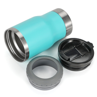 Mug de voyage isotherme de 420 ml, tendance, pour voiture, avec refroidisseur multifonction, pour le voyage et le camping