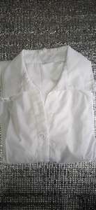 Chemise à volants d'automne pour femme, col à revers, patchwork, manches longues, chemise blanche, hauts pour femmes, printemps, <span class=keywords><strong>OL</strong></span>, vêtements vintage, ATBL11798 - Product Image 5