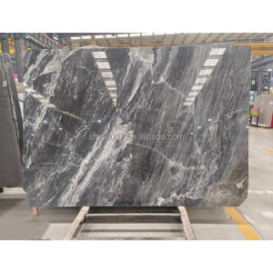 SH STONE Carrelages de sol polis de luxe Dalles de marbre gris Barca pour panneau mural - Product Image 1