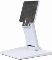 Support VESA en métal blanc Wearson 75x75 100x100, support d'écran réglable en hauteur, support de bureau pliable pour écran LCD