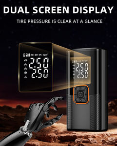 Dual Digital Display 19mm wiederauf ladbare Luftpumpe Akku-Reifen füller 4000mAh ABS Material 150psi Tragbarer Luft kompressor - Product Image 3