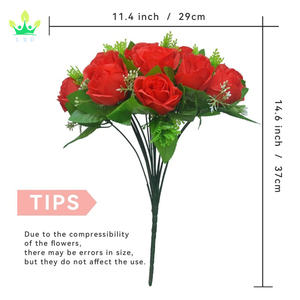 <strong>Artificial</strong> Plastic <strong>Flowers</strong> <strong>for</strong> Cemetery Memorial <strong>Graves</strong> Silk <strong>Flowers</strong> <strong>for</strong> Indoor and Outdoor - Product Image 2