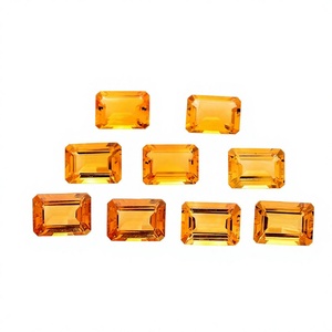 Pierres précieuses octogonales en citrine jaune 100 % naturelle de haute qualité 6x4 mm, prix de gros, bijoux très demandés avec taille de pierre précieuse - Product Image 2