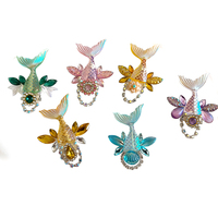GP Strass holographiques, bijoux de visage en cristal, bijoux de sirène, pour Rave, Carnaval, Festival, Fête, Bijoux de visage temporaires