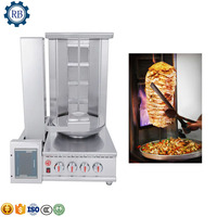 Machine automatique à kebab doner, machine à shawarma, grill à gaz et électrique, robot à shawarma