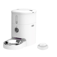 Distributeur automatique de nourriture intelligent interactif vidéo moderne pour animaux de compagnie, machine d'alimentation à distance pour chats et chiens
