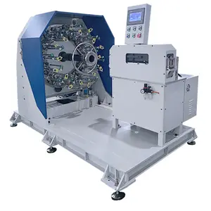 Best selling hose wire braiding machine for making nylon copper stainless steel wire double deck wire braiding machine