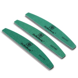 <span class=keywords><strong>Lima</strong></span> de <span class=keywords><strong>uñas</strong></span> verde lavable 7 "Jumbo Diamond Straight Banana Half Moon 80/100/150/180/240 <span class=keywords><strong>Lima</strong></span> de <span class=keywords><strong>uñas</strong></span> de grano fino medio extra gruesa - Product Image 3