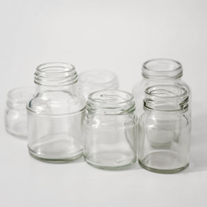 Şeffaf cam konteyner ile özel alüminyum kapak kuş yuvası şişe gıda sınıfı cam kavanoz - Product Image 5