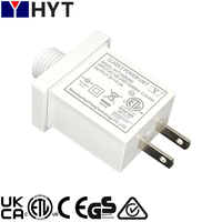 Adaptateur secteur de sécurité Intertek, transformateur AC/DC pour éclairage LED, 3V 300MA, 4.5V, 6V, 9V, 12V, 0.75A, 1AMP, prise PC