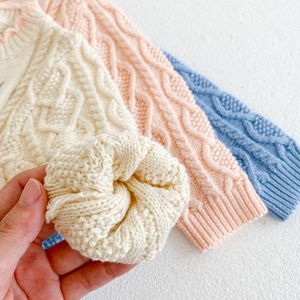 Nuovo Designer di alta qualità in cotone 100% neonate bambine vestiti per bambini vestiti ricamati cappotto tutto in maglia cardigan - Product Image 6