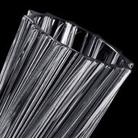 Vases en verre cylindriques élégants et transparents personnalisés pour la décoration, vente en gros d'articles ménagers bon marché