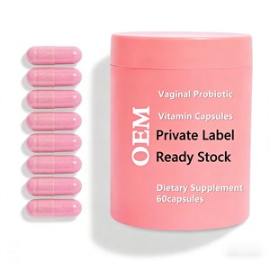 Vaginale Probiotica Supplementen voor PH-balans, OEM GMP fabriek, groothandel, snelle levering, vitamine capsules voor vrouwen. - Product Image 1
