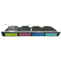 Cassette de brassage optique MPO 24 ports 24 fibres pour centre de données, montage en rack 1U