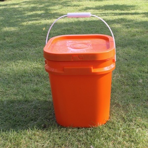 Cubos de Plástico Cuadrados <span class=keywords><strong>Yusu</strong></span> de 10L y 20L al por Mayor, con Tapas, Grado Alimenticio, Reciclables, para Envasar Detergente en Polvo, Agua, Pintura, Fertilizante - Product Image 2