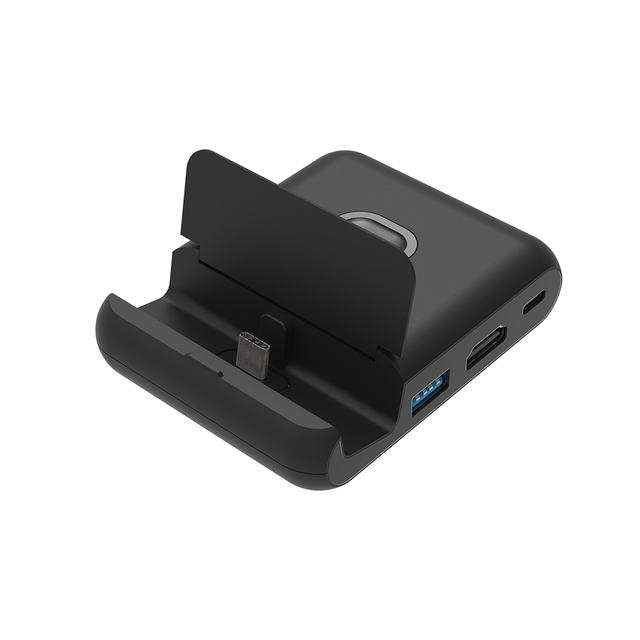 Hard Drive Enclosure 5 in 1 USB Type C Hub Switch Charging Docking Station