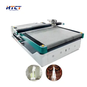 Factory Supply Home Textile Vertical Blind Curtain Fabric Cutting Machine Flat Bed Cutter