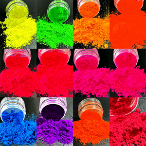 <span class=keywords><strong>Poudre</strong></span> fluorescente soluble dans l'eau et l'huile, peinture à ongles <span class=keywords><strong>en</strong></span> résine, résine époxy, pigment fluorescent qui brille dans le noir, pigment néon fluorescent UV - Product Image 2