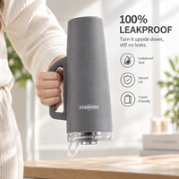 2 Tasses de voyage isothermes à double paroi en acier inoxydable de 40 oz avec poignée pour une performance thermique de 6 à 12 heures, directement de l'usine