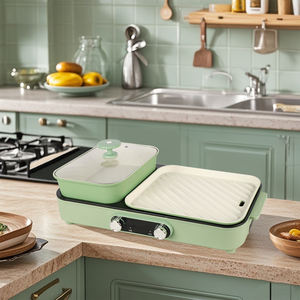 Parrilla Eléctrica Sin Humo 2026, Parrilla Eléctrica Antiadherente con Revestimiento de PTFE y Olla Caliente para Uso Doméstico en la Cocina - Product Image 5