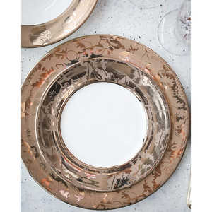 Service de table en porcelaine de luxe Andria Ginori en os de Chine, forme de lac avec décoration Vanitas, vaisselle de restaurant pour un usage domestique - Product Image 2