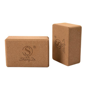 Bloque de Yoga Ecológico de Corcho Natural de 4 Pulgadas, Impresión Personalizada de Marca Privada, Orgánico Reciclado de Alta Calidad - Product Image 2