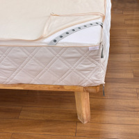 Offre Spéciale – Ensemble de Literie Détachable Personnalisé OEM 100% Coton 400T – Housse de Couette et Drap Plat/Housse Ajustée de Luxe pour Hôtels
