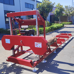 Sierra de madera de aserradero de 32 pulgadas para cortar carpintería Motor de gasolina Horizontal - Product Image 1