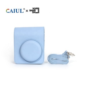 กระเป๋ากล้องหนัง <span class=keywords><strong>instax</strong></span> mini 13 กระเป๋าหนังกันฝุ่น/กันรอยขีดข่วนสำหรับเดินทาง/ออกนอกบ้าน ปกป้องกระเป๋ากล้อง อุปกรณ์เสริมสำหรับกล้องอินสแตนท์ - Product Image 5