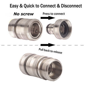 Raccordo idraulico ad alta pressione per giardino agricolo, raccordo per <span class=keywords><strong>tubo</strong></span> metallico, raccordo rapido in acciaio inossidabile - Product Image 4