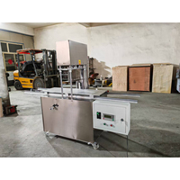 Machine de découpe automatique de feuilles de boulettes Gyoza rondes carrées Machine de fabrication de céréales Machine d'emballage de boulettes rondes