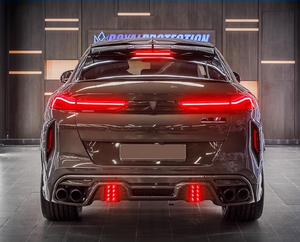Kit Carrozzeria in Fibra di Carbonio Stile LD per <span class=keywords><strong>BMW</strong></span> X6M - Spoiler/Minigonne Laterali/Diffusore Posteriore/Aggiornamento Cofano - Product Image 5