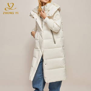 Veste d'<span class=keywords><strong>hiver</strong></span> pour <span class=keywords><strong>femme</strong></span>, doudoune ample décontractée à capuche, <span class=keywords><strong>manteau</strong></span> <span class=keywords><strong>long</strong></span> en duvet, <span class=keywords><strong>grande</strong></span> <span class=keywords><strong>taille</strong></span>, épais et chaud, veste tendance - Product Image 5
