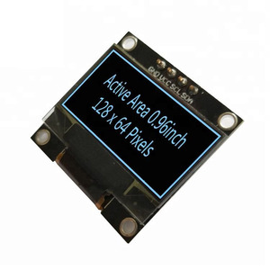 库存工厂直销 GL 0.96 英寸 OLED 显示模块 126x64 4-pin IIC 接口 SSD1306 - Product Image 2