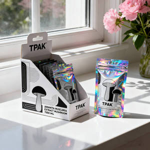 ถุงซิปล็อคไมลาร์สำหรับเด็ก3.5g 7g 14g กล่องซีเรียลพร้อมถุงซิปล็อกพร้อมกล่องกระดาษตามสั่ง - Product Image 3