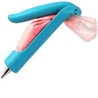 Kit de 7 douilles à pâtisserie rectangulaires bleues en plastique, personnalisables, pour décoration de gâteaux, vente en gros d'usine
