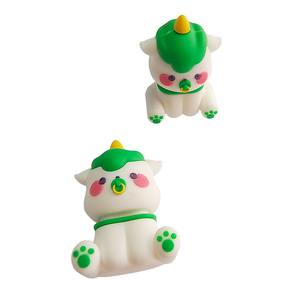Kawaii Pacifier Unicorn Animal PVC Figurine Cute Cartoon Mini Figure Desktop <b>Ornament</b> <b>Car</b> Dashboard Decor Doll - Product Image 6