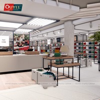 Magasins d'ameublement de haute qualité Design Linge de lit Présentoirs Ustensiles de cuisine Magasins de draps de lit Vitrine