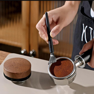 Brosse de nettoyage pour moulin à café, outil de nettoyage pour machine à expresso, pour le nettoyage des grains et de la poudre, accessoires pour barista - Product Image 6