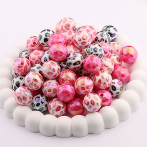 200 pièces de stylos à bille en acrylique irisé UV de 22 mm, couleurs assorties, motif cœur, pour bijoux DIY, breloques de téléphone, fournitures artisanales en vrac, haute qualité - Product Image 4