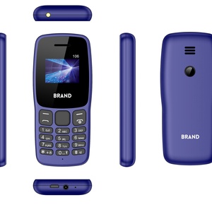 Teléfonos Clásicos 2G con Botones, Pantalla de 1.44 Pulgadas, Modelo 106, Doble SIM, con Altavoz y Cámara Trasera, Excelente Teléfono - Product Image 3