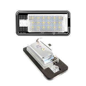 Lumière de <span class=keywords><strong>plaque</strong></span> d'immatriculation LED pour voiture <span class=keywords><strong>Audi</strong></span> <span class=keywords><strong>A3</strong></span> A4 A6 A8 Q7 RS4 RS6, sans erreur, lumières de <span class=keywords><strong>plaque</strong></span> d'immatriculation Canbus sans erreur, lampe de <span class=keywords><strong>plaque</strong></span> d'immatriculation - Product Image 2