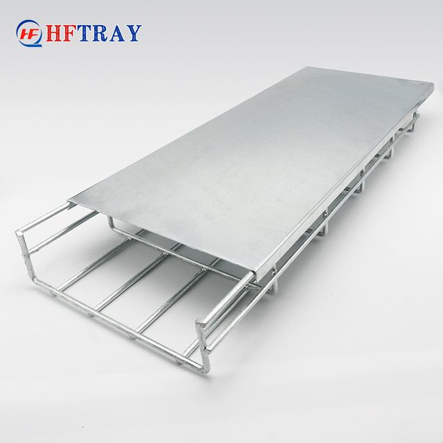 Open Wire Mesh Basket Cable Tray for Power Distribution Room Steel Cable Management System