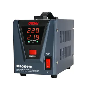 500W kỹ thuật số một pha AC 500VA tự động điều chỉnh điện áp ổn định AVR 400W