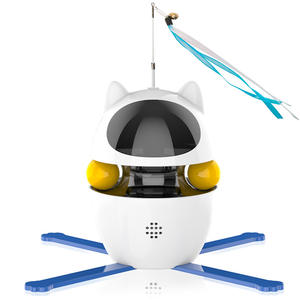 Jouet pour <span class=keywords><strong>chat</strong></span> électrique intelligent, classique et moderne, avec baguette interactive, laser rotatif et jeu automatique pour soulager l'ennui <span class=keywords><strong>en</strong></span> intérieur - Product Image 5