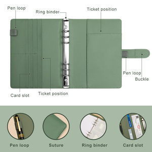 Carpeta de Cuero PU A5 para el Reto de Ahorro de 100 Sobres, Planificador de Presupuesto con Sobres para Efectivo, Libro de Gestión de Dinero, Venta al por Mayor - Product Image 3