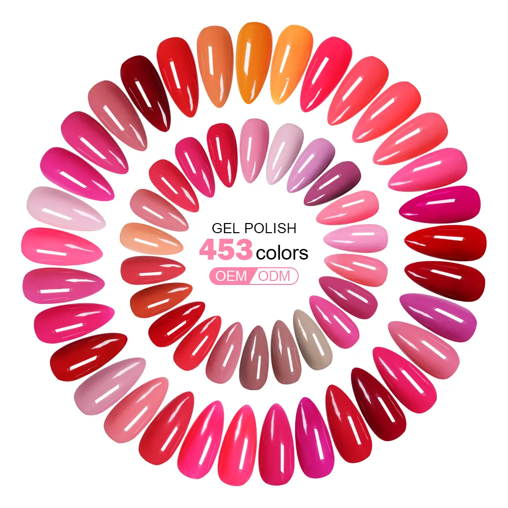 CX Beauty Hema Free Gel Polish Wholesale New Trends Gel Nail Polish Color High Quality Esmaltes Gel Nail Polish