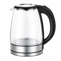 Bouilloire électrique intelligente en verre avec contrôle de la température, fonction maintien au chaud, bouilloire à eau en verre transparent pour préparer le thé et le café