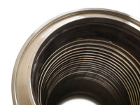 Tuyau de raccordement flexible pour vide, en acier inoxydable 304/316L, ondulé, pour machines de gravure et de revêtement